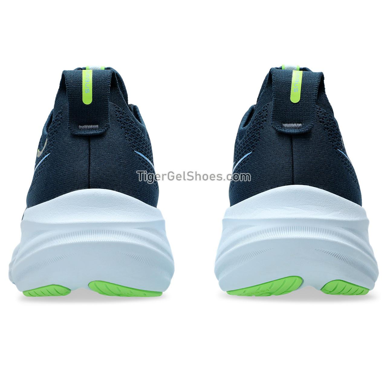 Asics Gel-nimbus 26 French Blue/Electric Lime 1011B794-400 Mens Shoes
