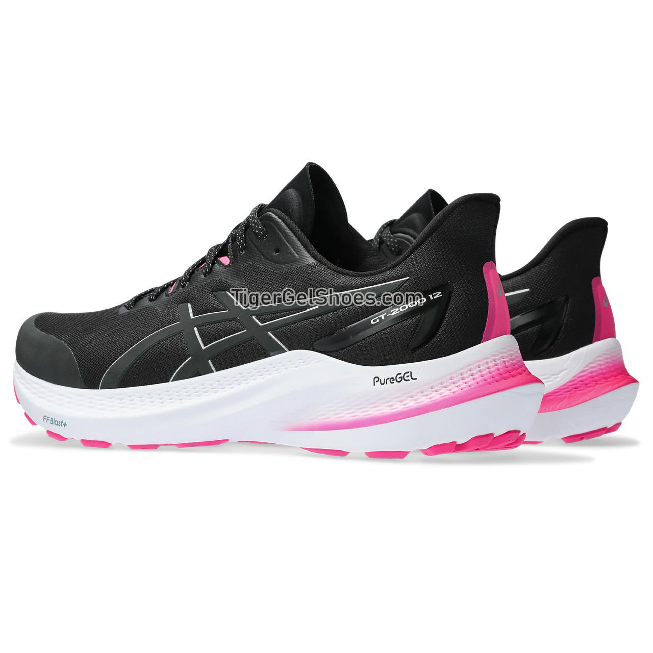 Asics Gt-2000 12 Lite-show Black/Pure Silver 1011B766-001 Mens Shoes