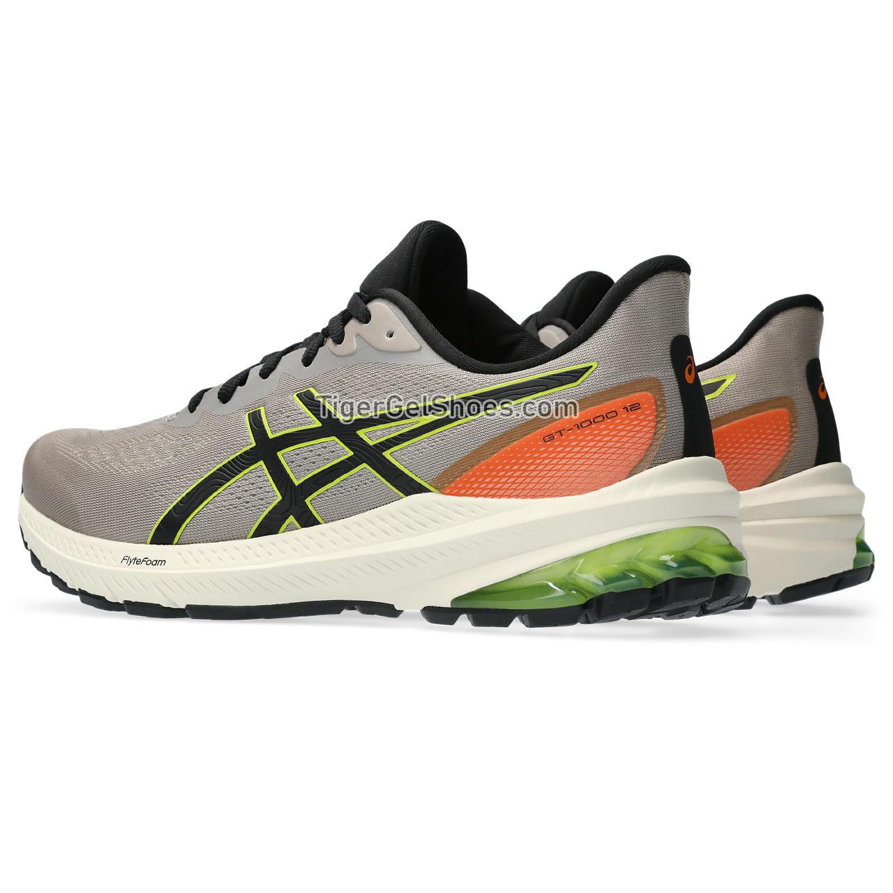 Asics Gt-1000 12 Tr Nature Bathing/Neon Lime 1011B761-200 Mens Shoes