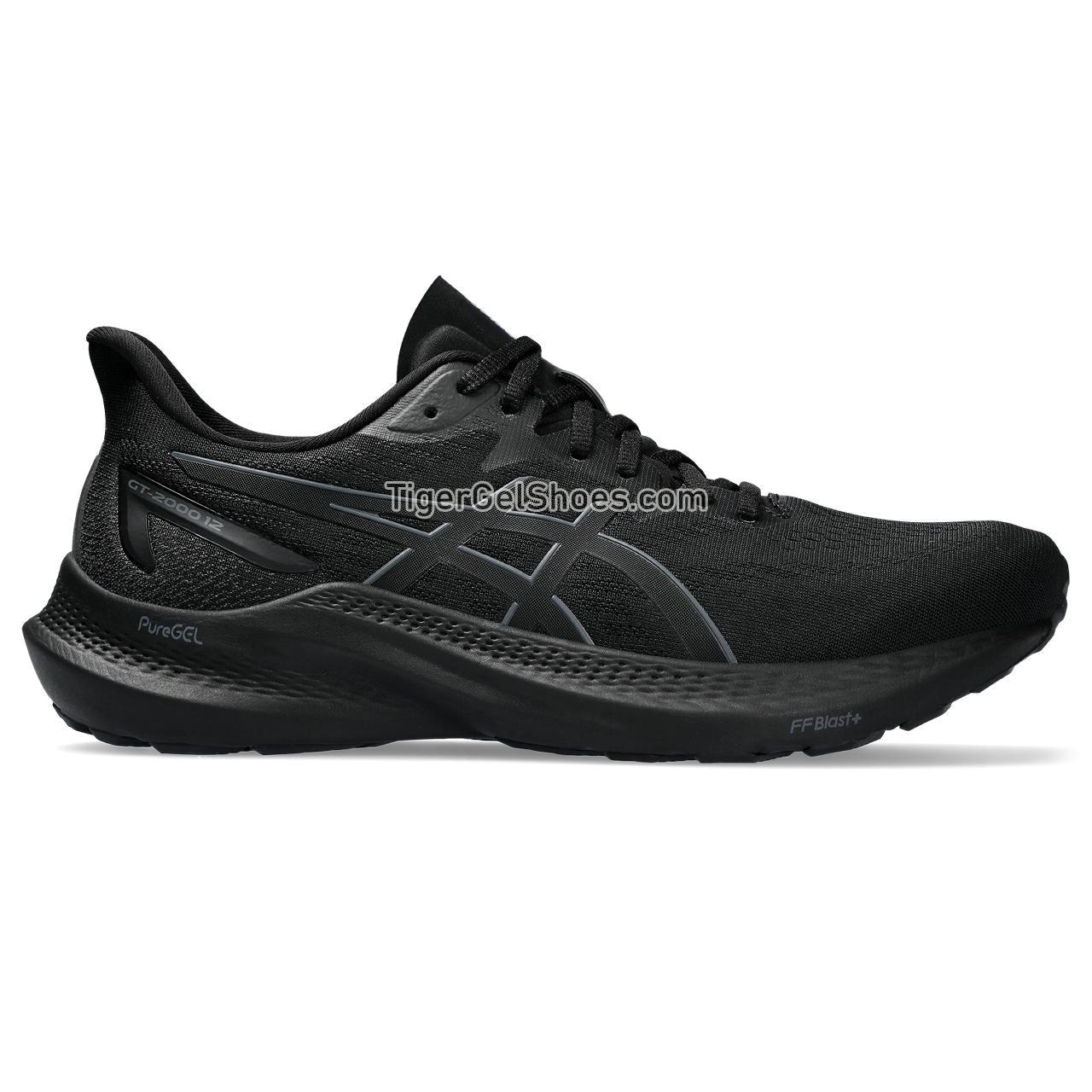 Asics Gt-2000 12 Black/Black 1011B691-001 Mens Shoes