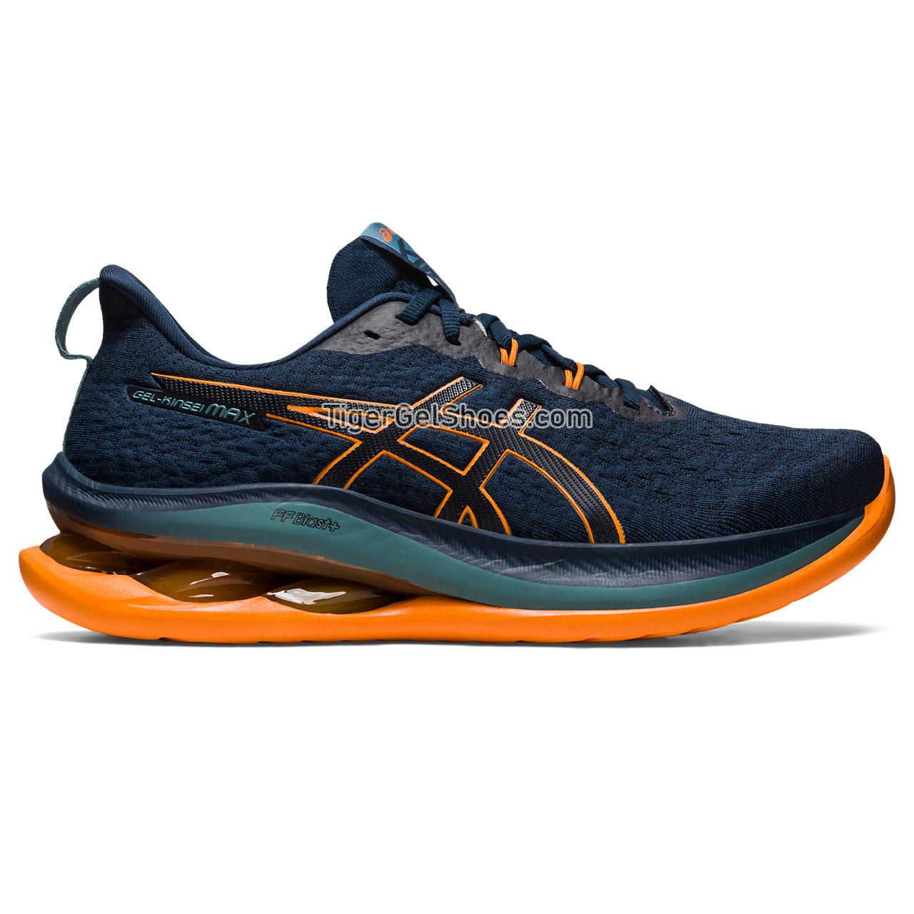 Asics Gel-kinsei Max French Blue/Bright Orange 1011B696-400 Mens Shoes