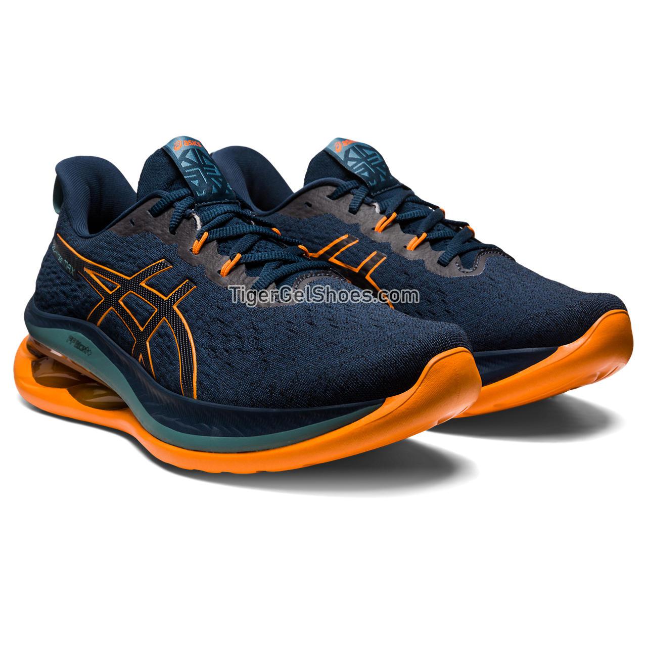 Asics Gel-kinsei Max French Blue/Bright Orange 1011B696-400 Mens Shoes