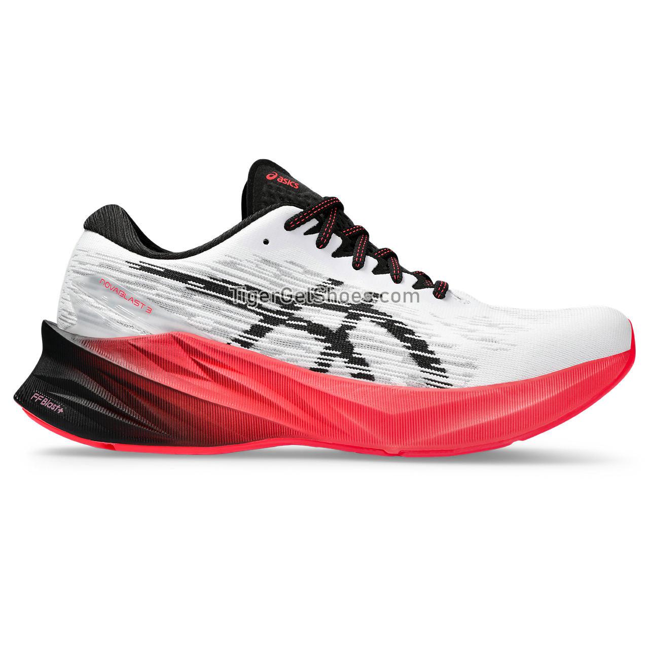Asics Novablast 3 White/Black 1011B458-104 Mens Shoes