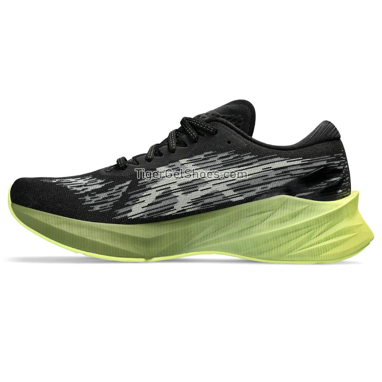 Asics Novablast 3 Black/Dried Leaf Green 1011B458-005 Mens Shoes