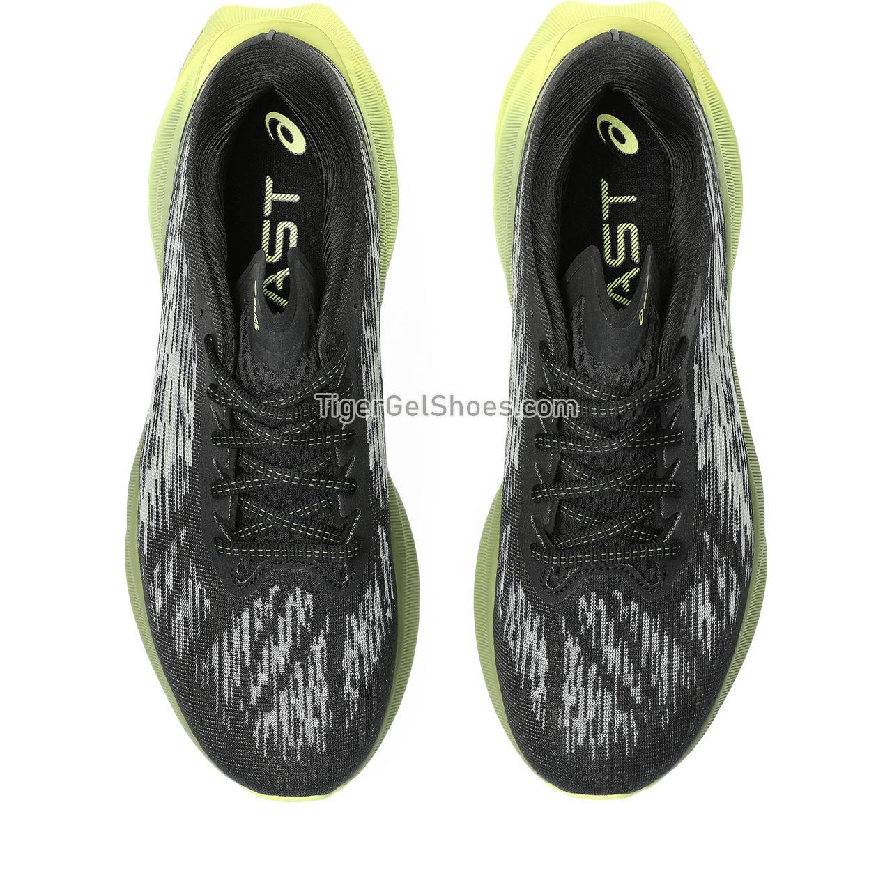 Asics Novablast 3 Black/Dried Leaf Green 1011B458-005 Mens Shoes