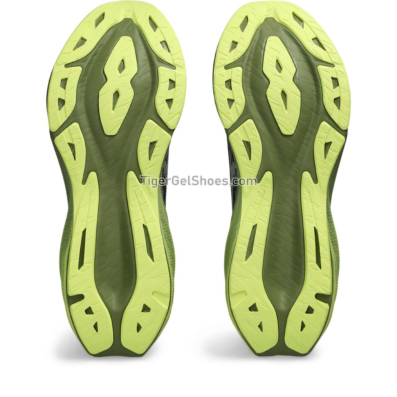 Asics Novablast 3 Black/Dried Leaf Green 1011B458-005 Mens Shoes