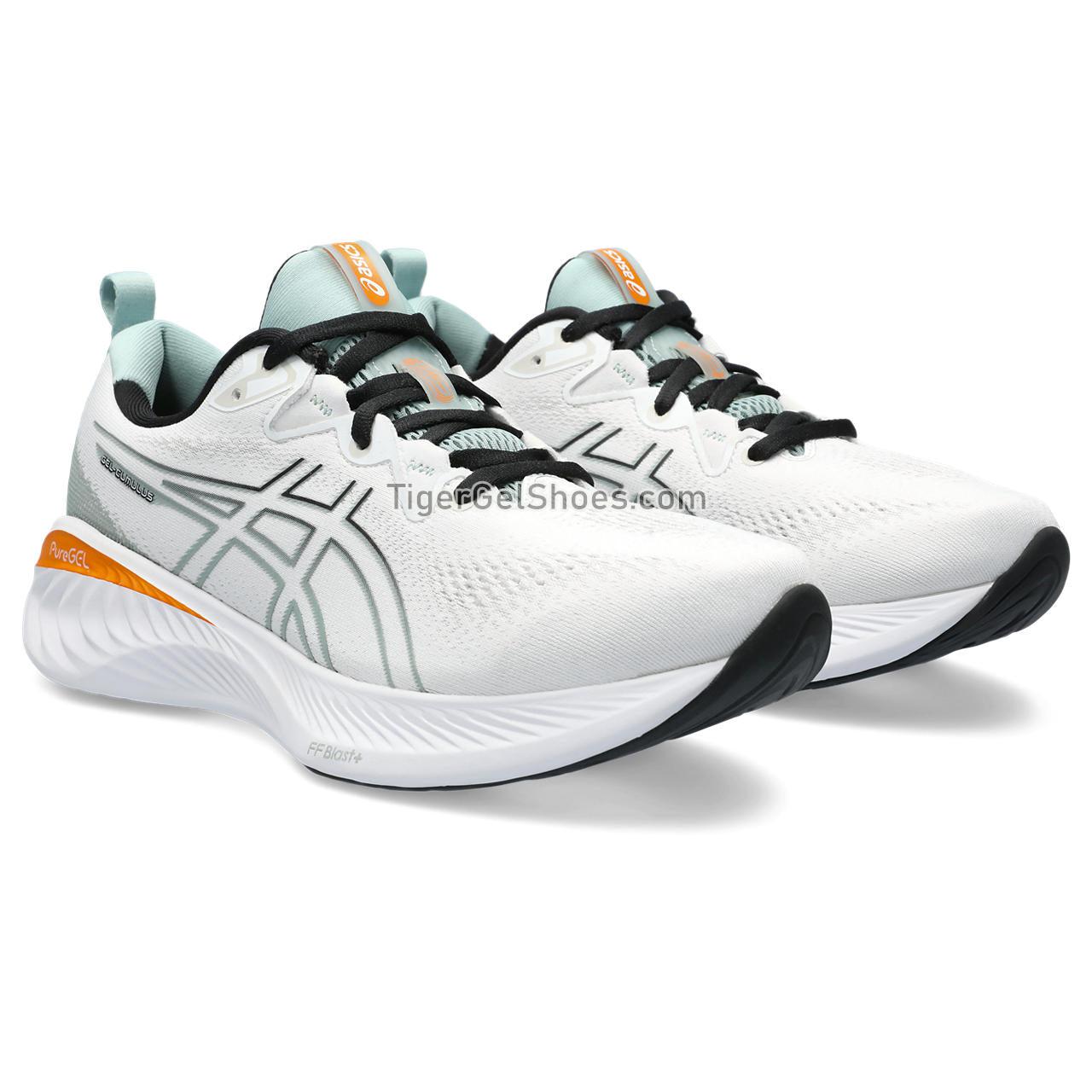 Asics Gel-cumulus 25 White/Black 1011B621-103 Mens Shoes