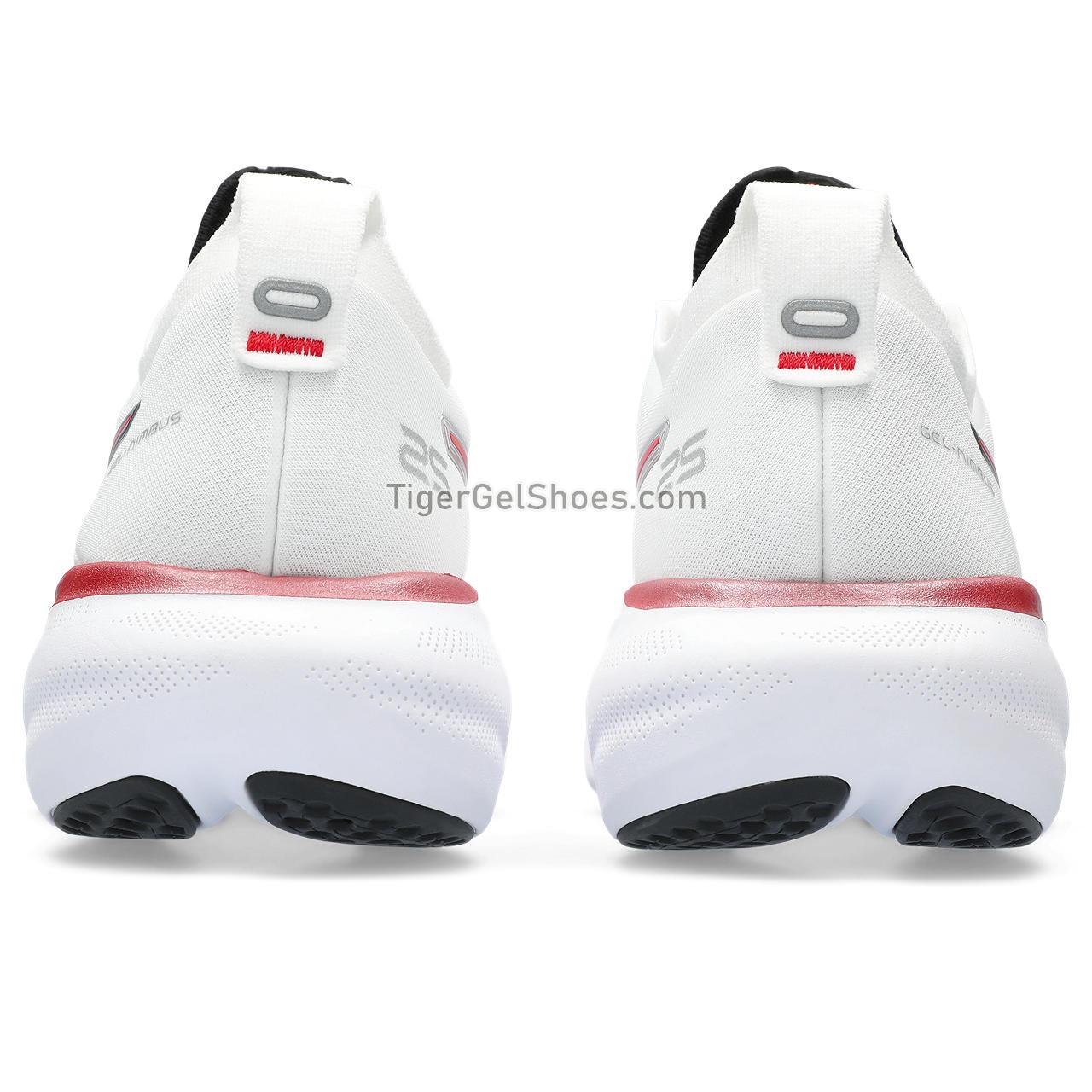 Asics Gel-nimbus 25 Anniversary White/Classic Red 1011B750-100 Mens Shoes