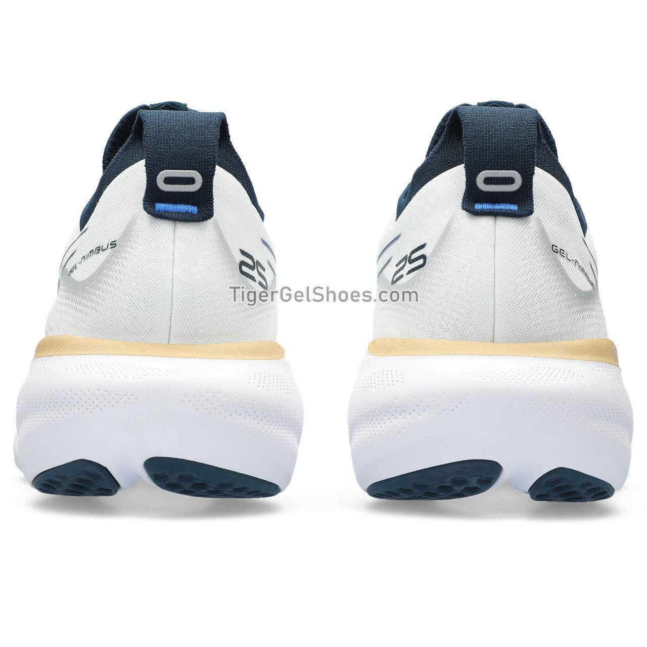 Asics Gel-nimbus 25 White/Illusion Blue 1011B547-104 Mens Shoes