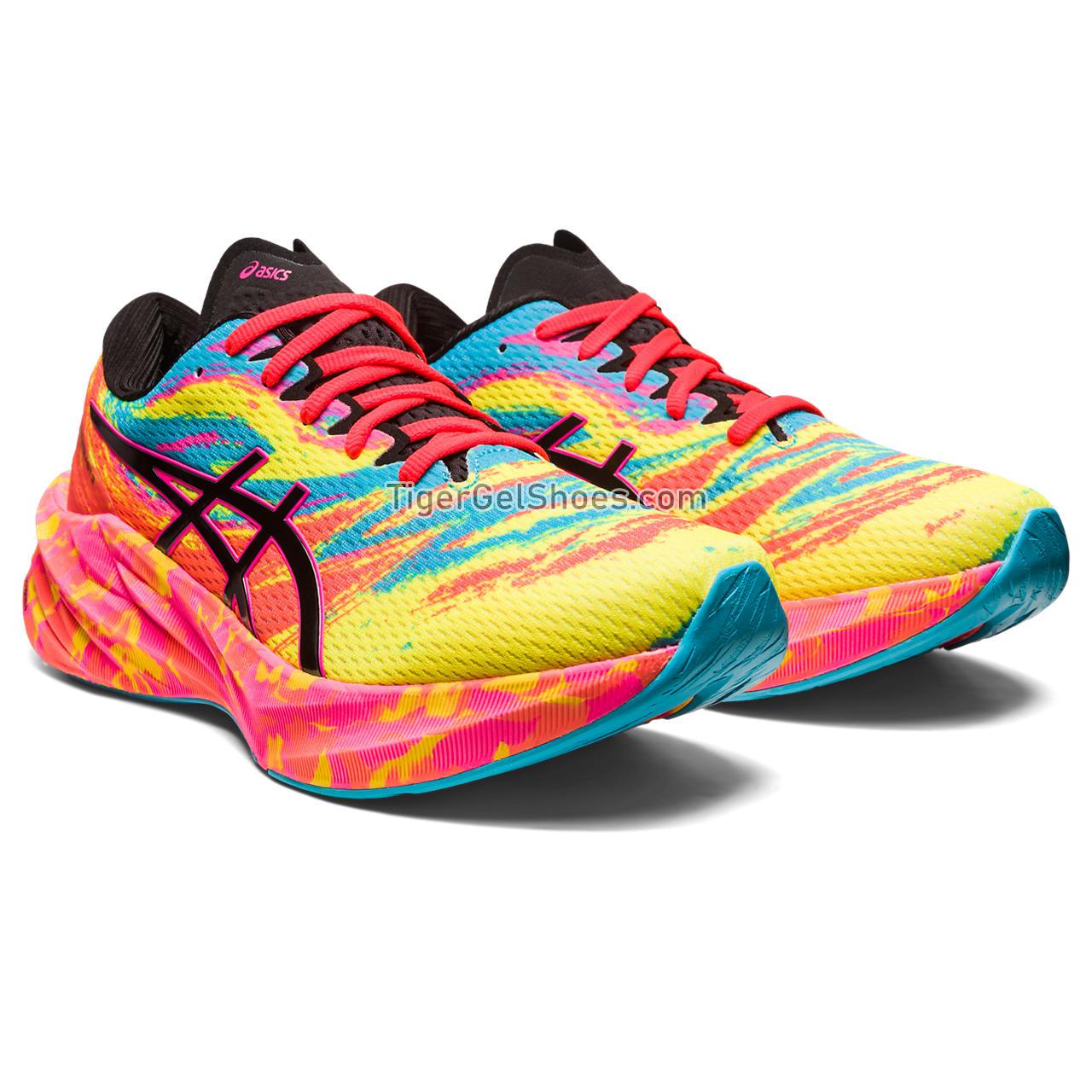 Asics Novablast 3 Aquarium/Vibrant Yellow 1011B804-400 Mens Shoes