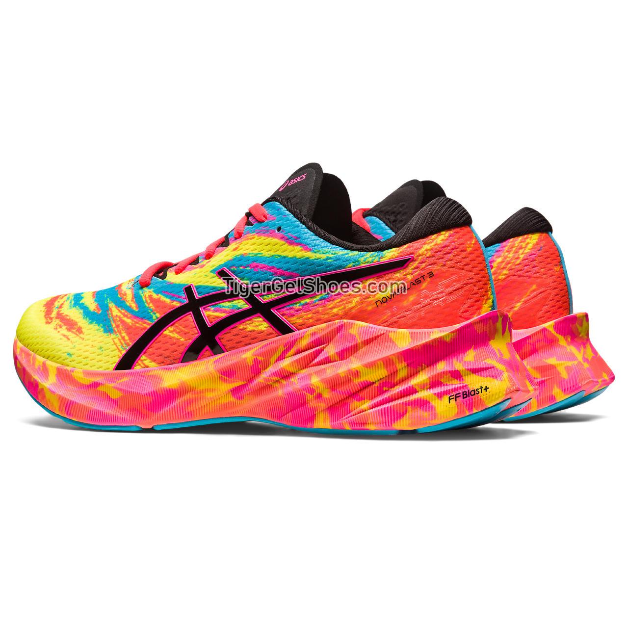 Asics Novablast 3 Aquarium/Vibrant Yellow 1011B804-400 Mens Shoes