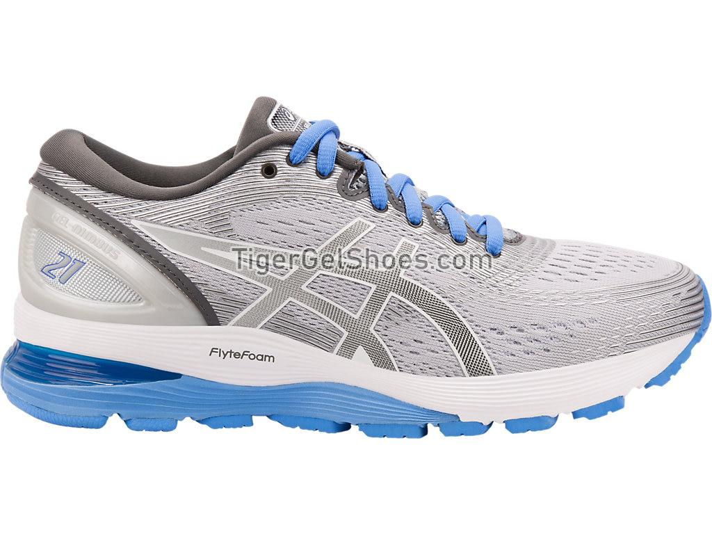 Asics GEL-Nimbus 21 Mid Grey/Dark Grey 1012A156-022 Womens Running Shoes