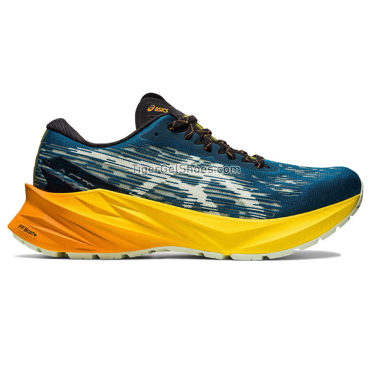 Asics Novablast 3 Tr Nature Bathing/Golden Yellow 1011B568-750 Mens Shoes