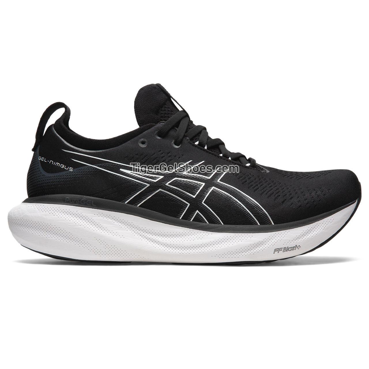 Asics Gel-nimbus 25 (4e) Black/Pure Silver 1011B618-001 Mens Shoes