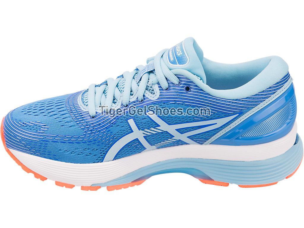 Asics GEL-Nimbus 21 Illusion Blue/Black 1012A156-400 Womens Running Shoes