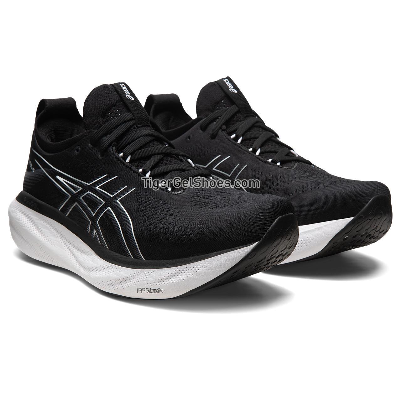 Asics Gel-nimbus 25 (2e) Black/Pure Silver 1011B625-001 Mens Shoes