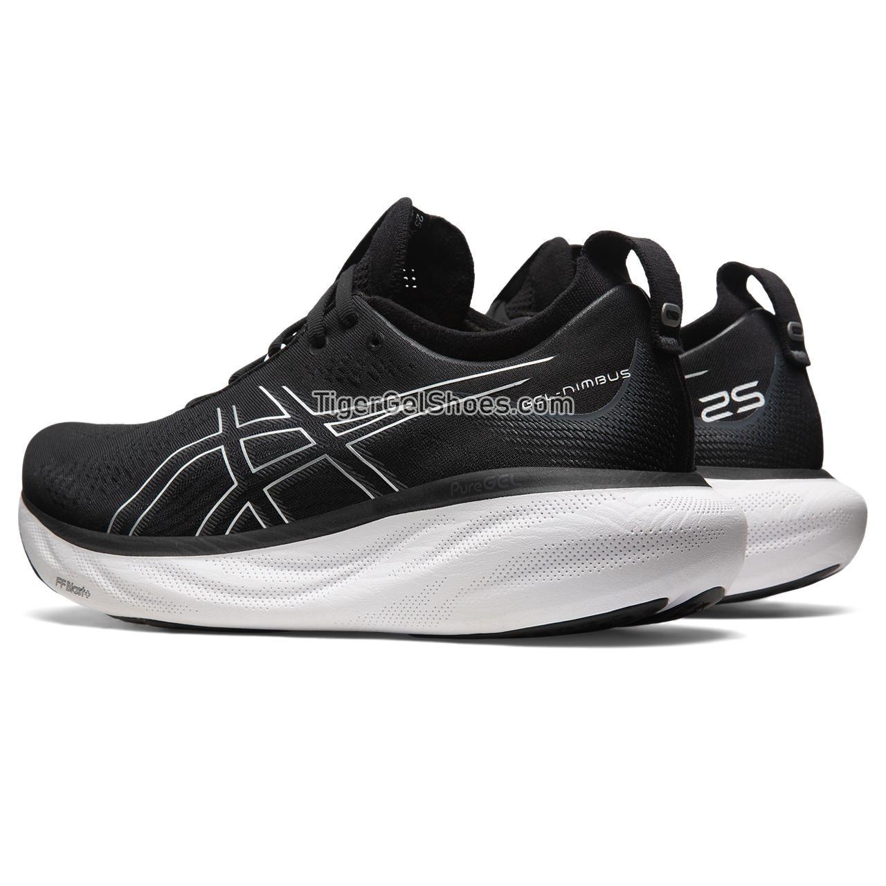 Asics Gel-nimbus 25 (2e) Black/Pure Silver 1011B625-001 Mens Shoes
