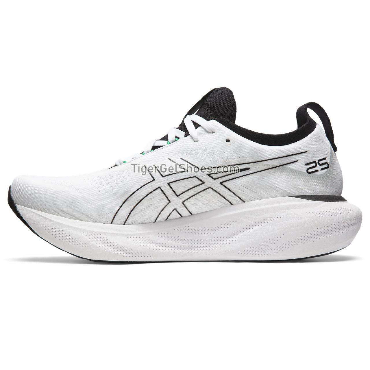 Asics Gel-nimbus 25 White/Black 1011B547-103 Mens Shoes