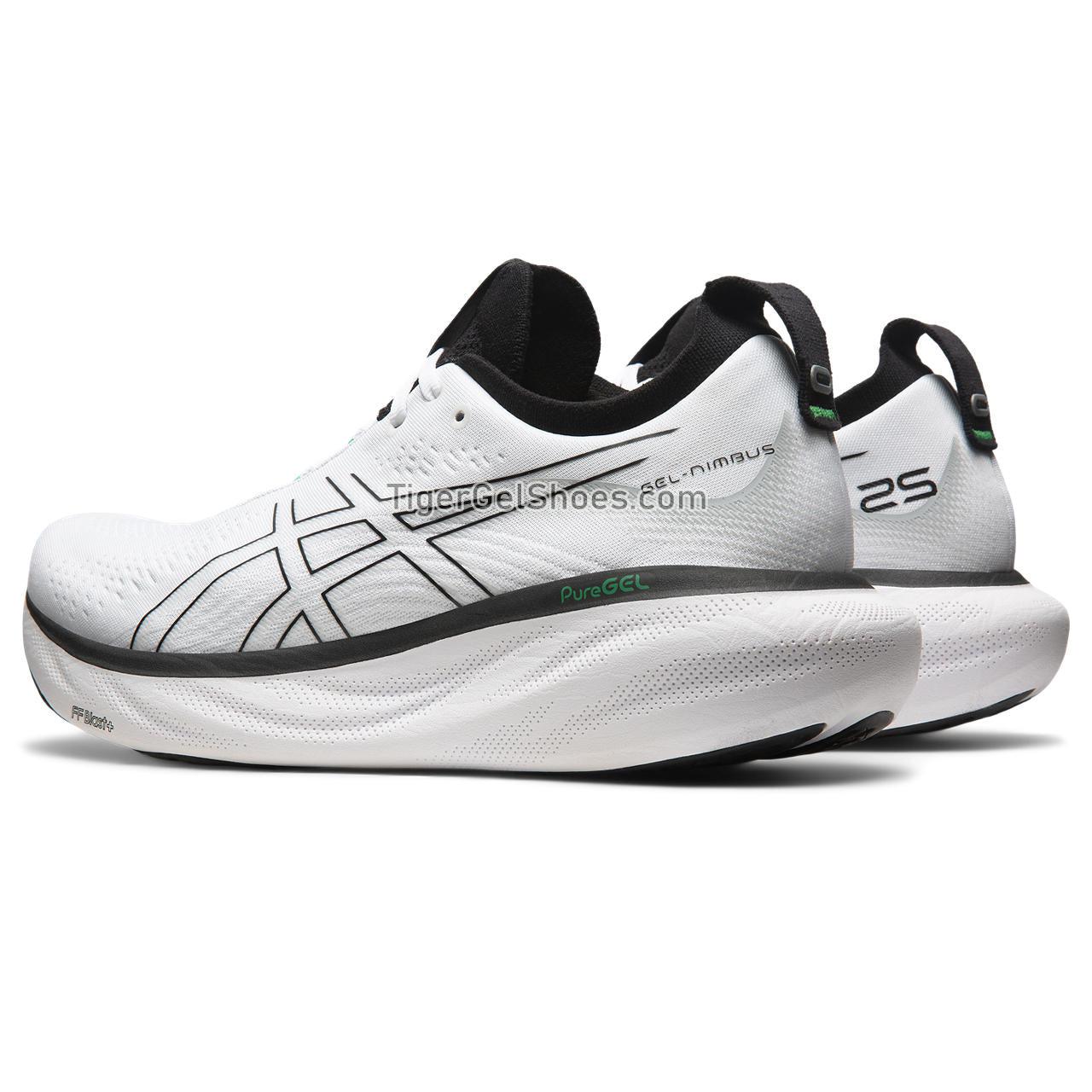 Asics Gel-nimbus 25 White/Black 1011B547-103 Mens Shoes