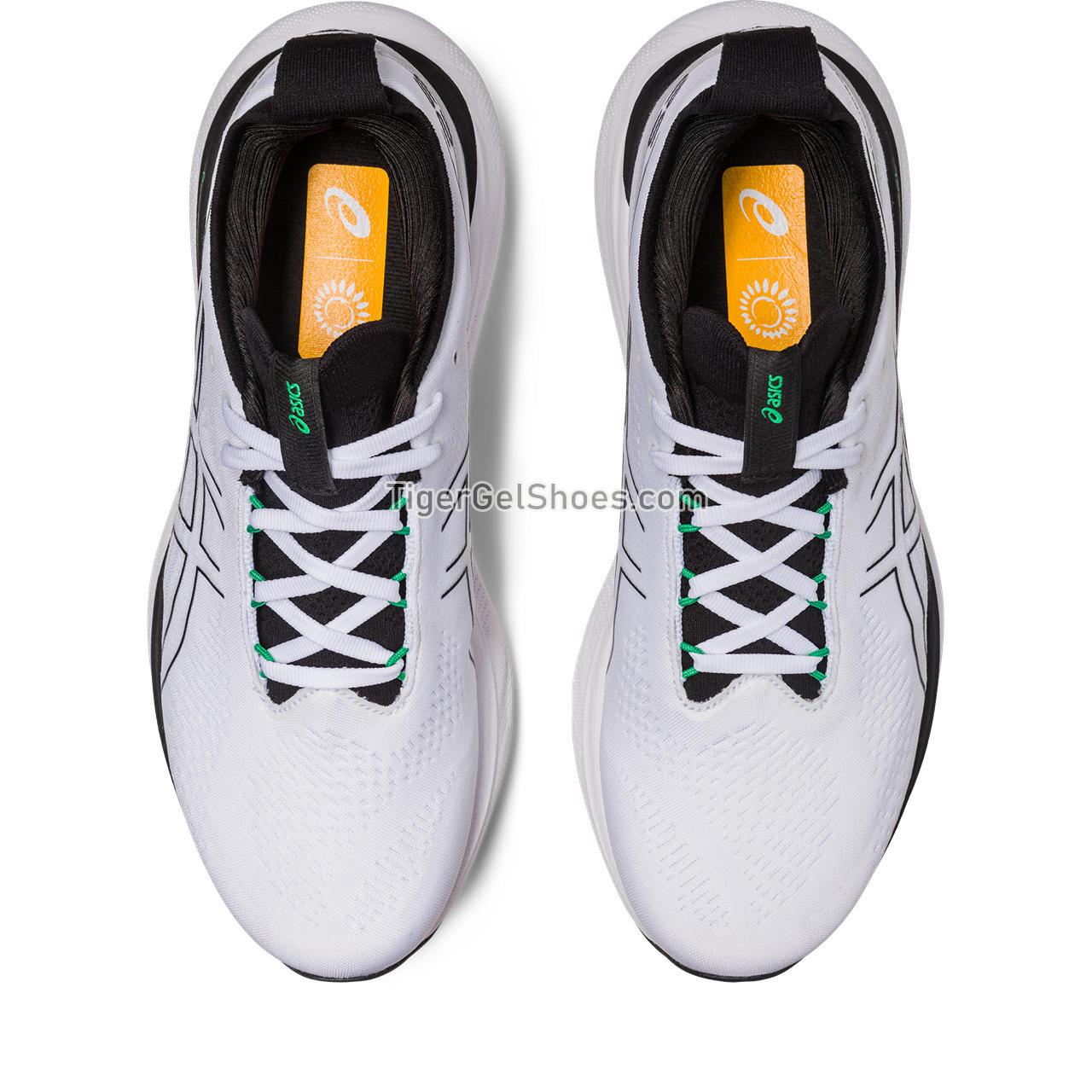 Asics Gel-nimbus 25 White/Black 1011B547-103 Mens Shoes