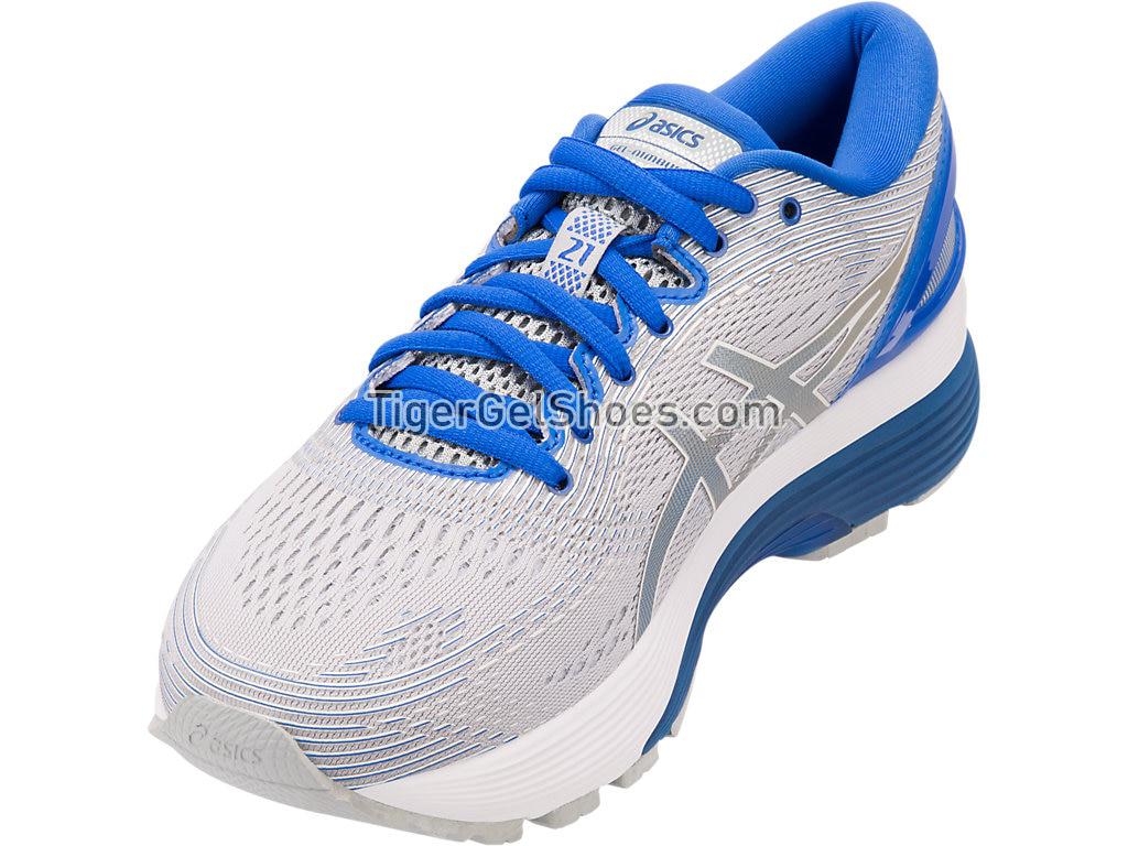 Asics GEL-Nimbus 21 Lite-Show Mid Grey/Silver 1012A189-020 Womens Running Shoes