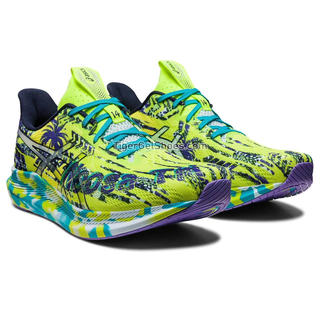 Asics Noosa Tri 14 Lime Zest/Sky 1011B368-301 Mens Shoes