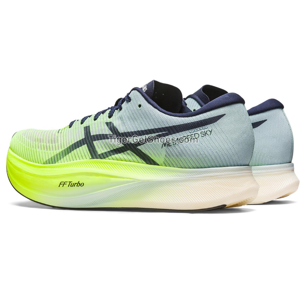 Asics Metaspeed Sky + Hazard Green/Sky 1013A115-301 Mens Womens Shoes