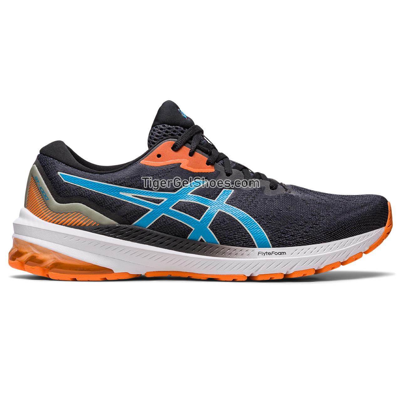 Asics Gt-1000 11 Black/Island Blue 1011B354-004 Mens Shoes