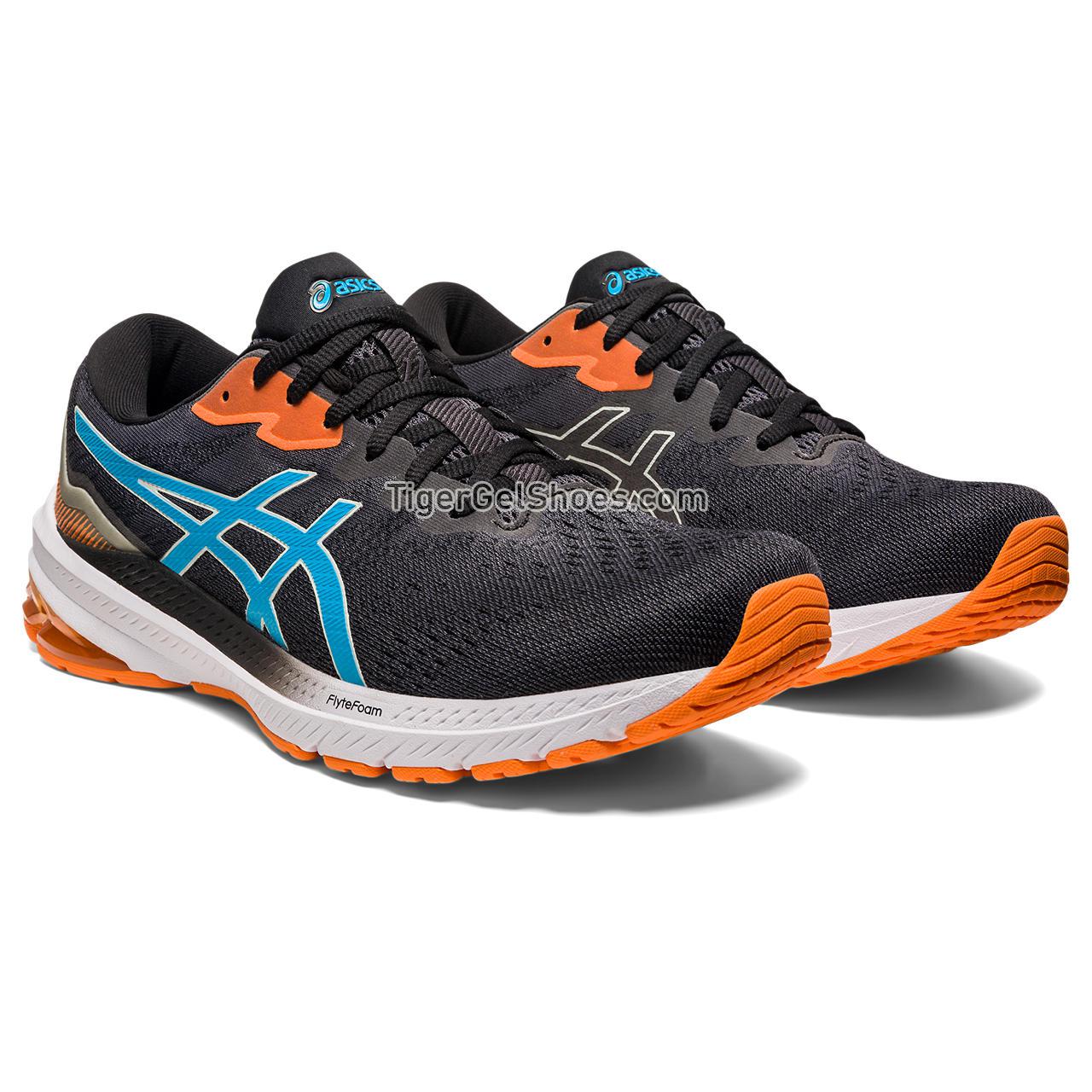 Asics Gt-1000 11 Black/Island Blue 1011B354-004 Mens Shoes