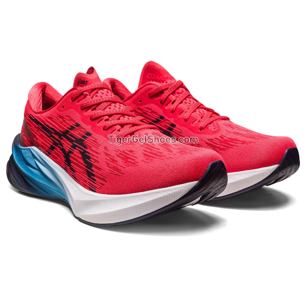 Asics Novablast 3 Electric Red/Midnight 1011B458-600 Mens Shoes