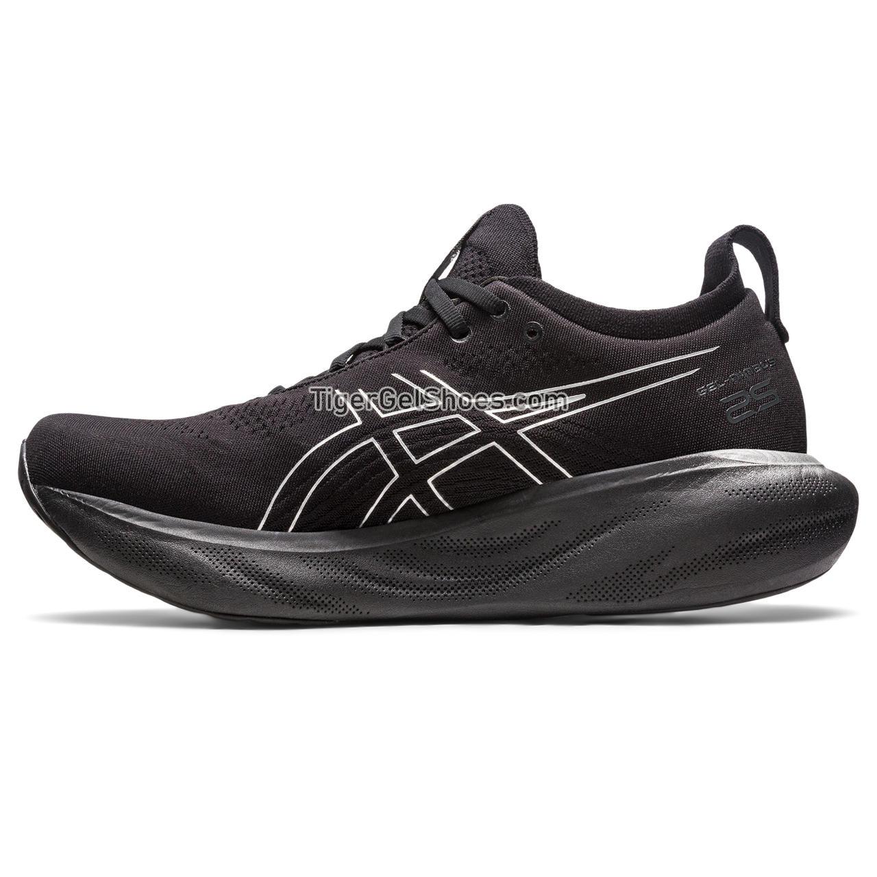 Asics Gel-nimbus 25 Platinum Black/Pure Silver 1011B616-001 Mens Shoes