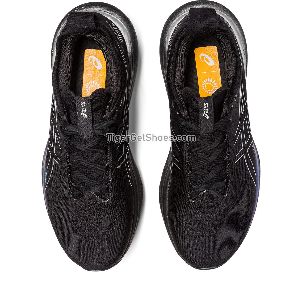 Asics Gel-nimbus 25 Platinum Black/Pure Silver 1011B616-001 Mens Shoes