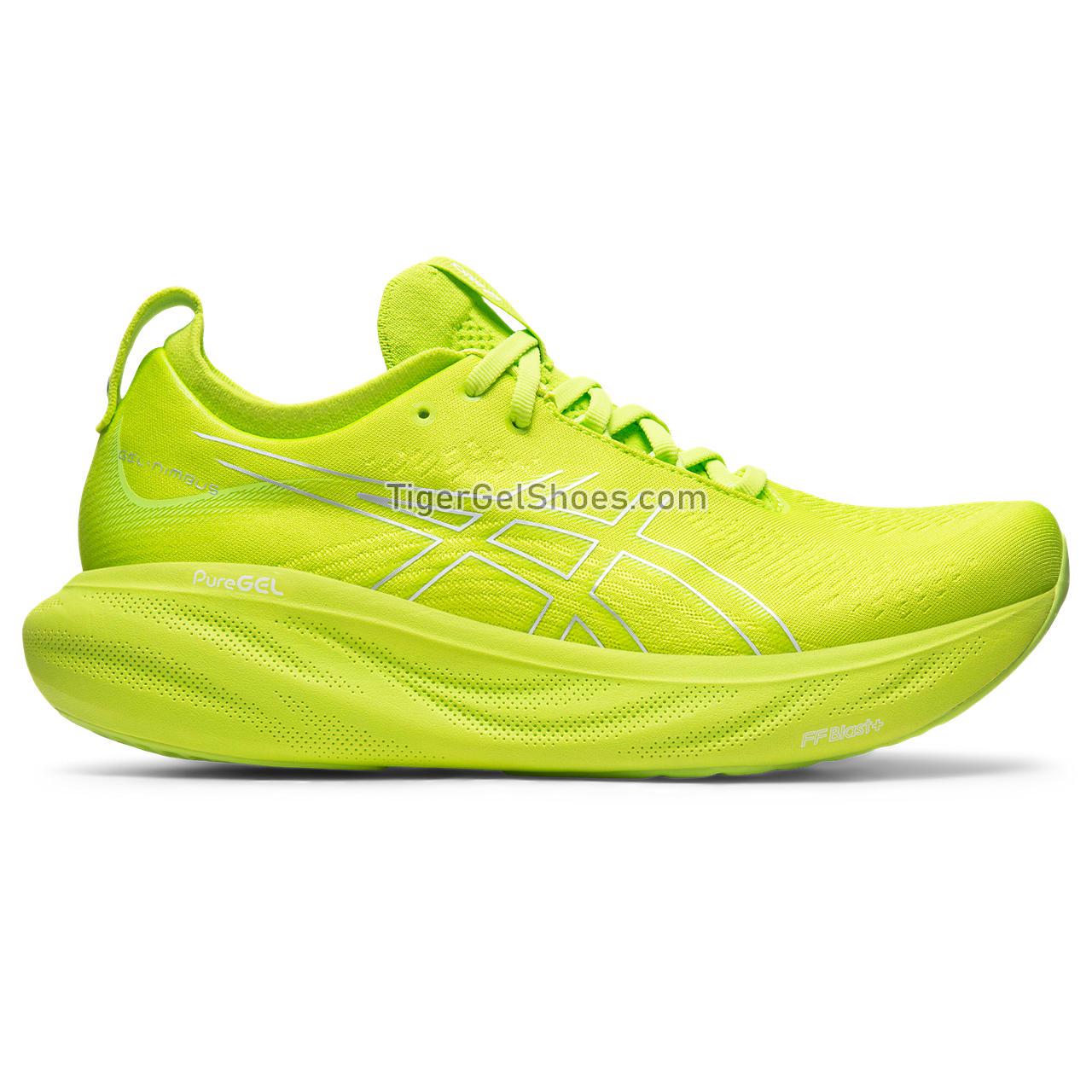 Asics Gel-nimbus 25 Lime Zest/White 1011B547-300 Mens Shoes