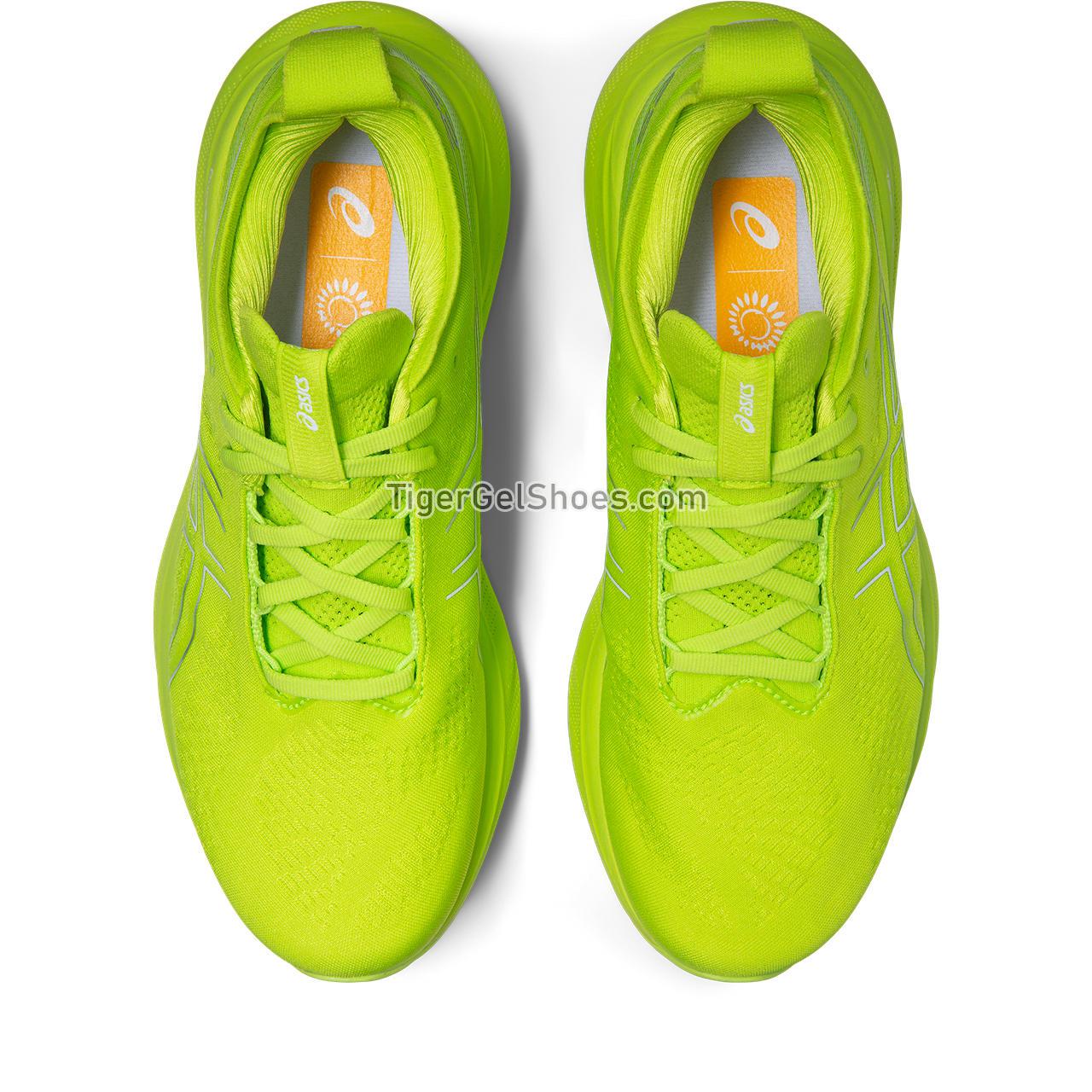 Asics Gel-nimbus 25 Lime Zest/White 1011B547-300 Mens Shoes