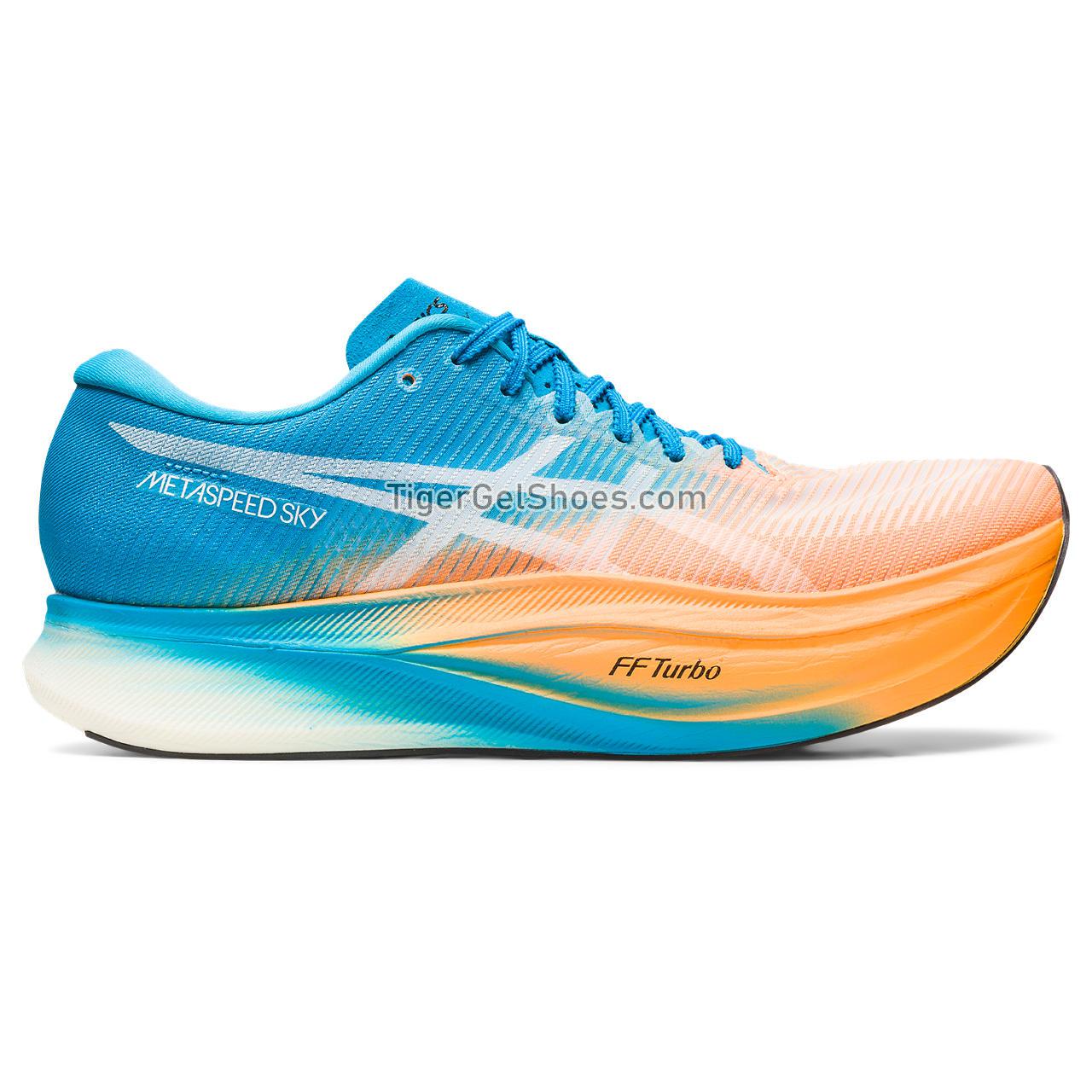 Asics Metaspeed Sky+ Orange Pop/Island Blue 1013A115-800 Mens Womens Shoes
