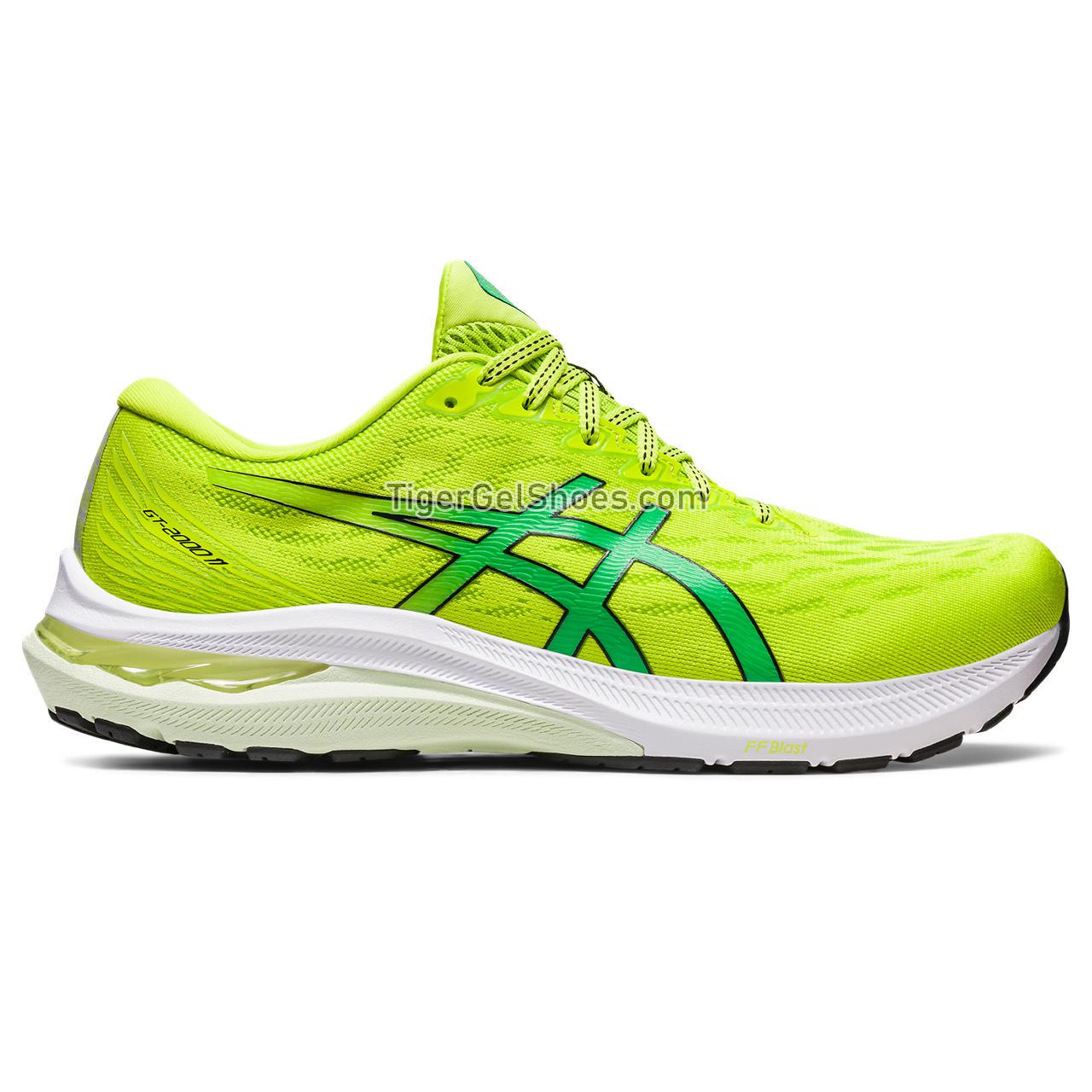 Asics Gt-2000 11 Lime Zest/Black 1011B441-300 Mens Shoes