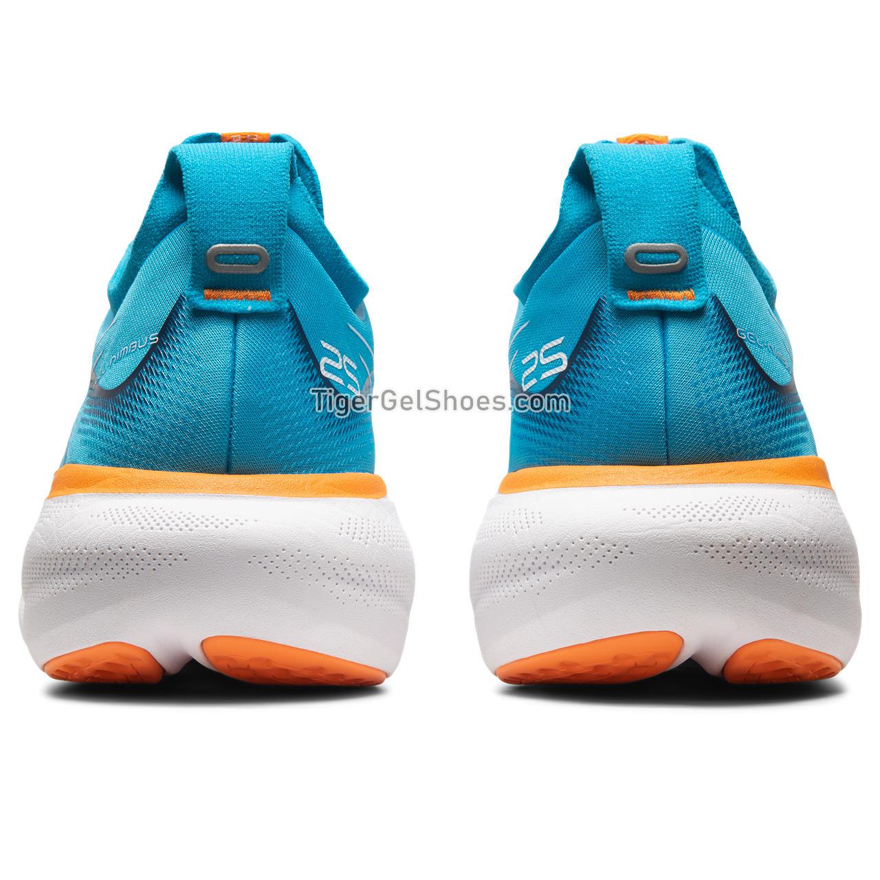 Asics Gel-nimbus 25 (2e) Island Blue/Sun Peach 1011B625-400 Mens Shoes