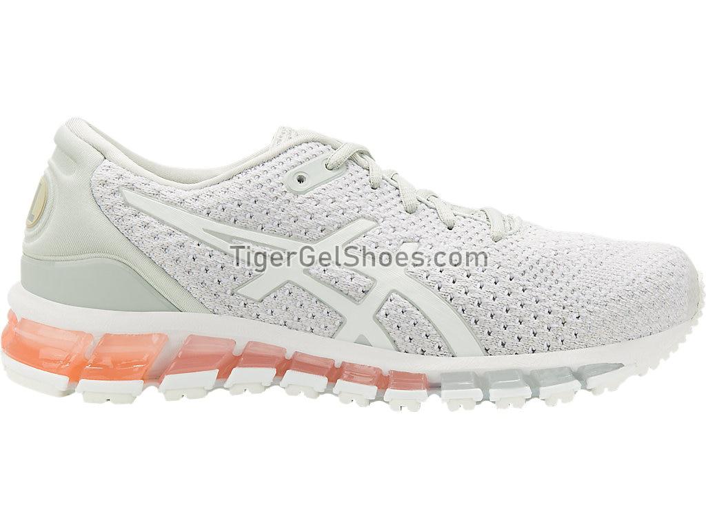 Asics GEL-Quantum 360 Knit Mid Grey/Pink T8G8N-9617 Womens Running Shoes