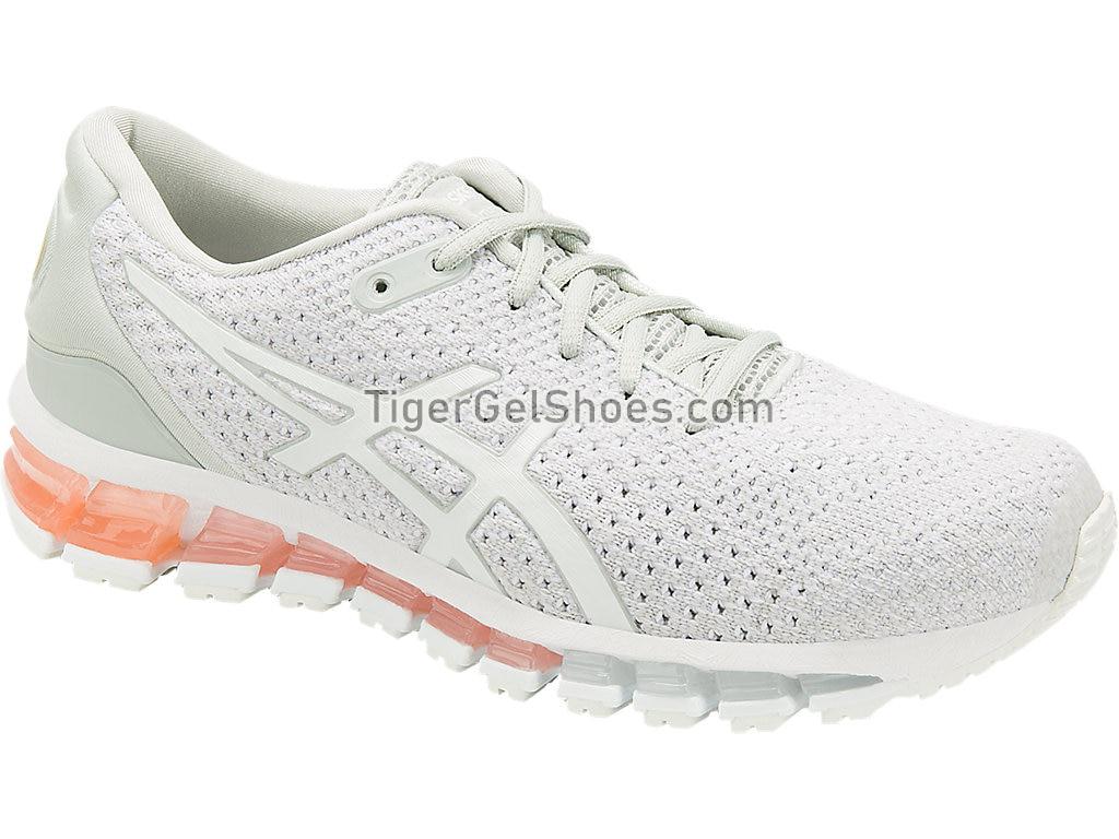 Asics GEL-Quantum 360 Knit Mid Grey/Pink T8G8N-9617 Womens Running Shoes