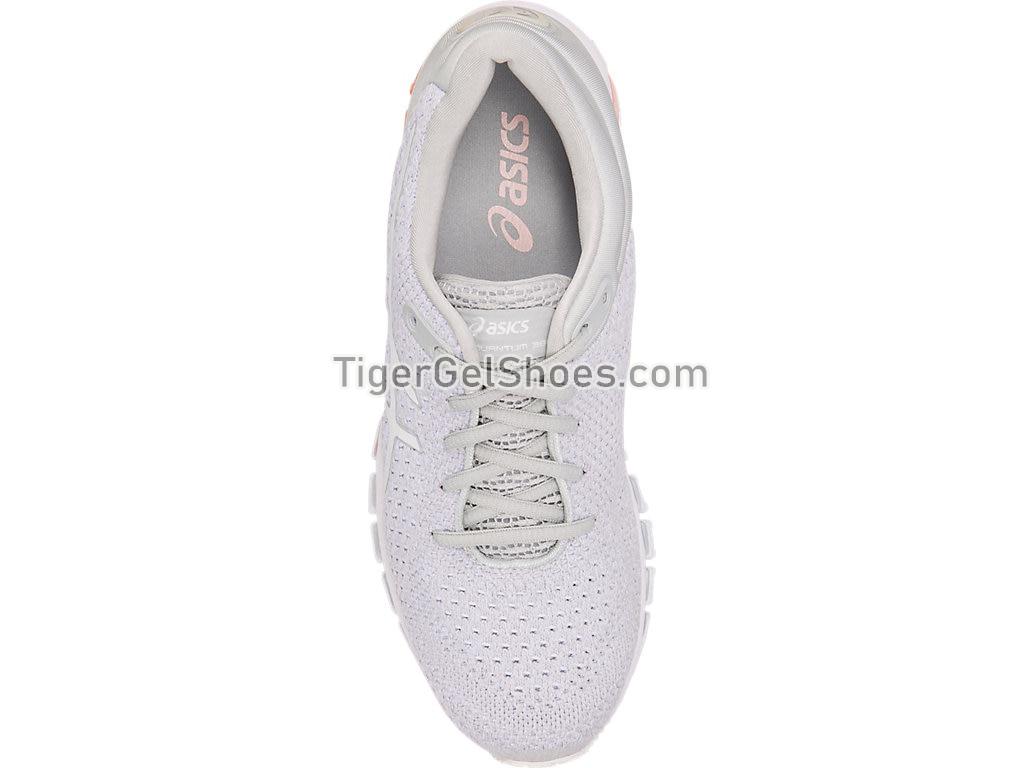 Asics GEL-Quantum 360 Knit Mid Grey/Pink T8G8N-9617 Womens Running Shoes