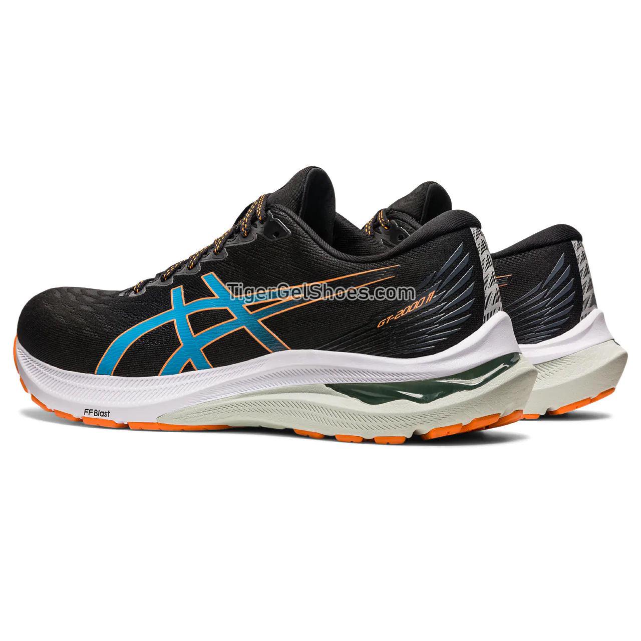 Asics Gt-2000 11 (2e) Black/Sun Peach 1011B475-006 Mens Shoes