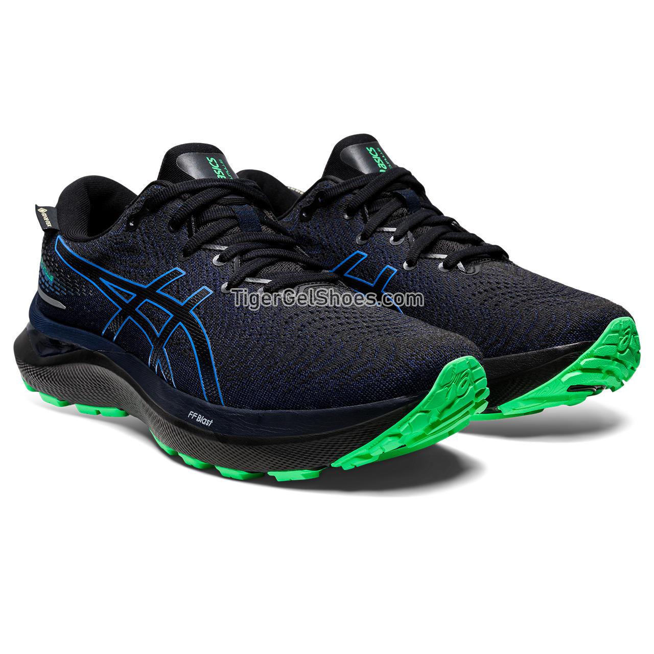 Asics Gel-cumulus 24 Gtx Black/Blue Coast 1011B484-001 Mens Shoes