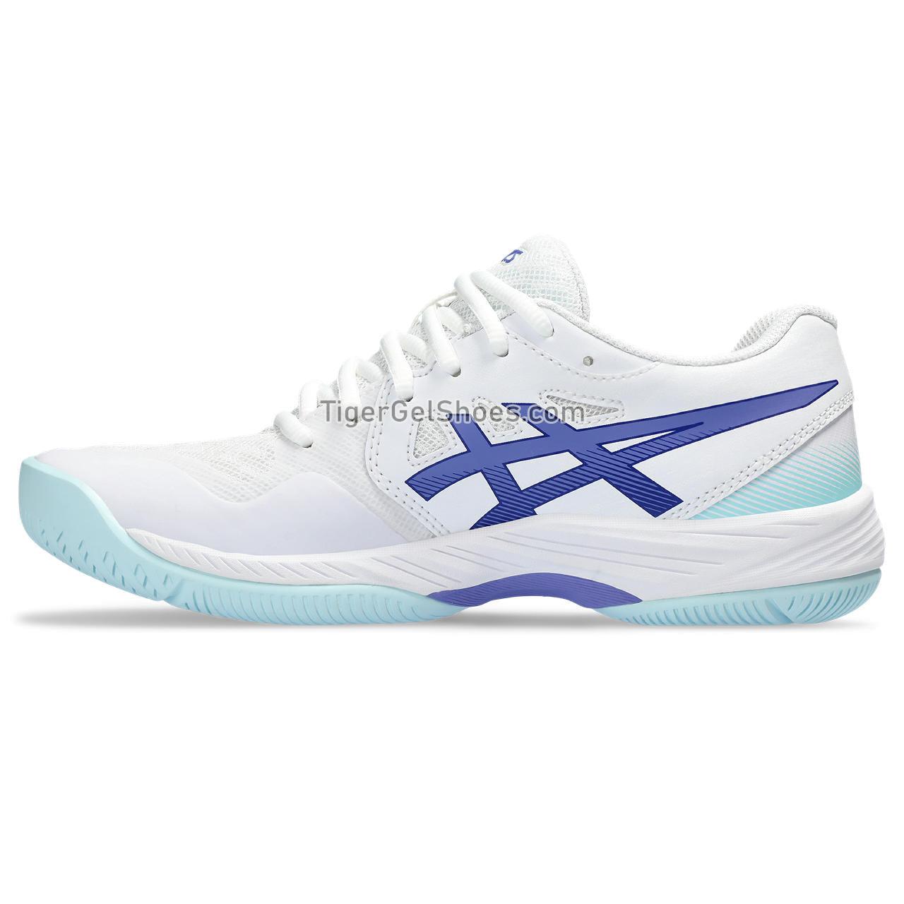 Asics Gel-court Hunter 3 White/Blue Violet 1072A090-100 Womens Shoes