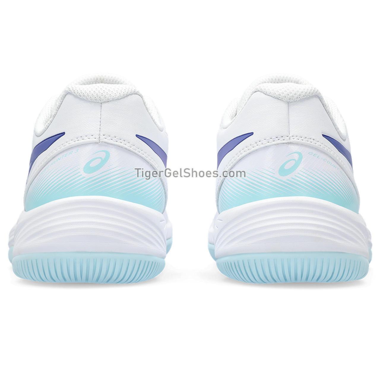 Asics Gel-court Hunter 3 White/Blue Violet 1072A090-100 Womens Shoes