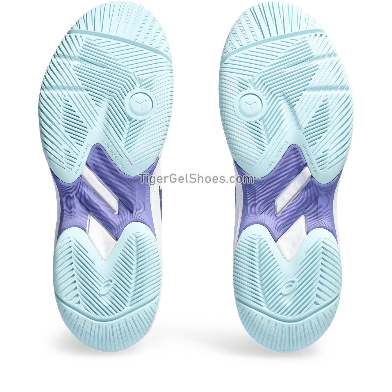 Asics Gel-court Hunter 3 White/Blue Violet 1072A090-100 Womens Shoes
