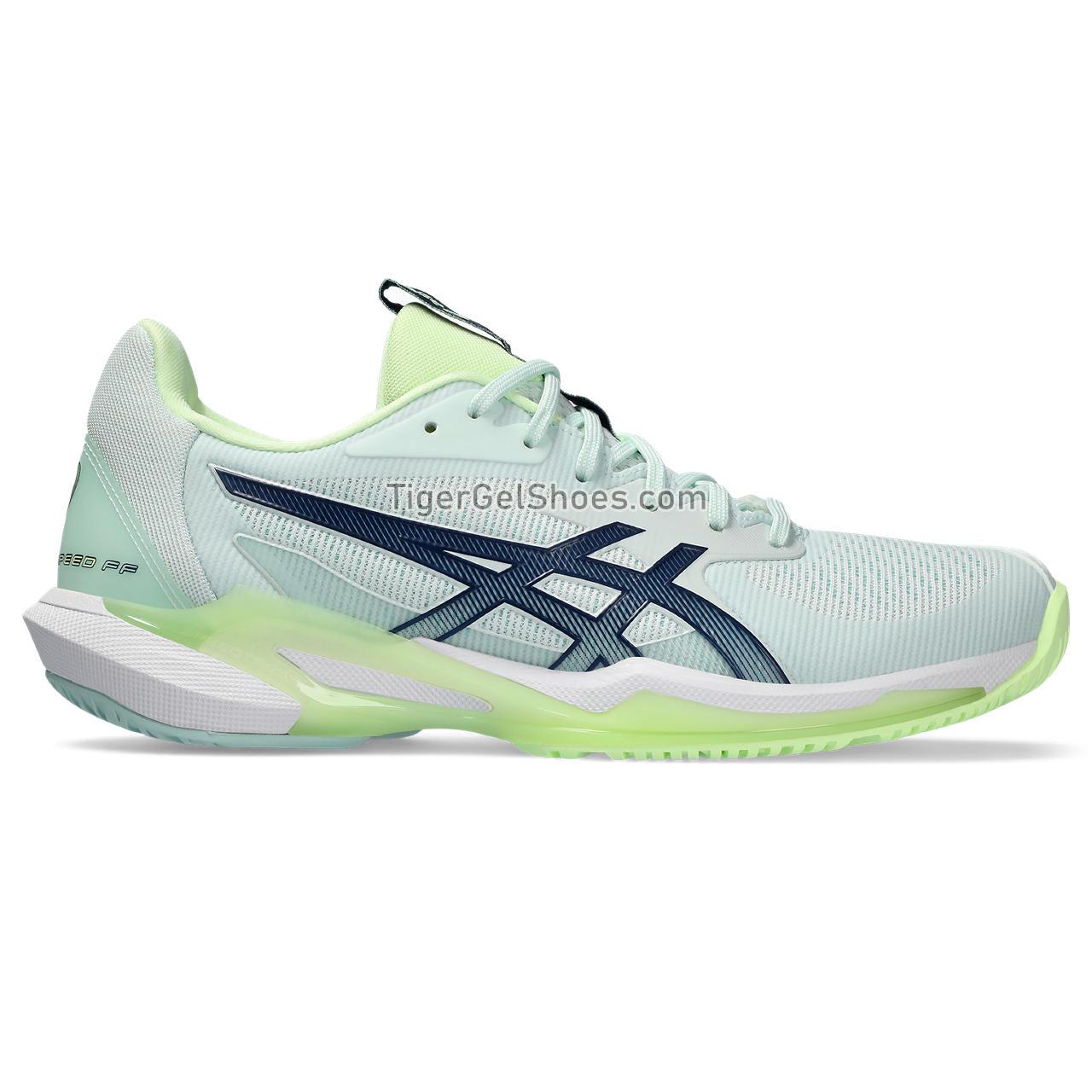 Asics Solution Speed Ff 3 Pale Mint/Blue Expanse 1042A250-300 Womens Shoes
