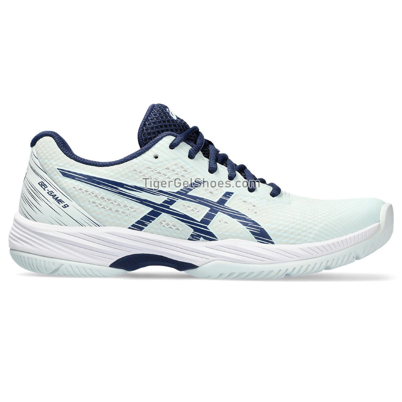 Asics Gel-game 9 Pale Mint/Blue Expanse 1042A211-300 Womens Shoes