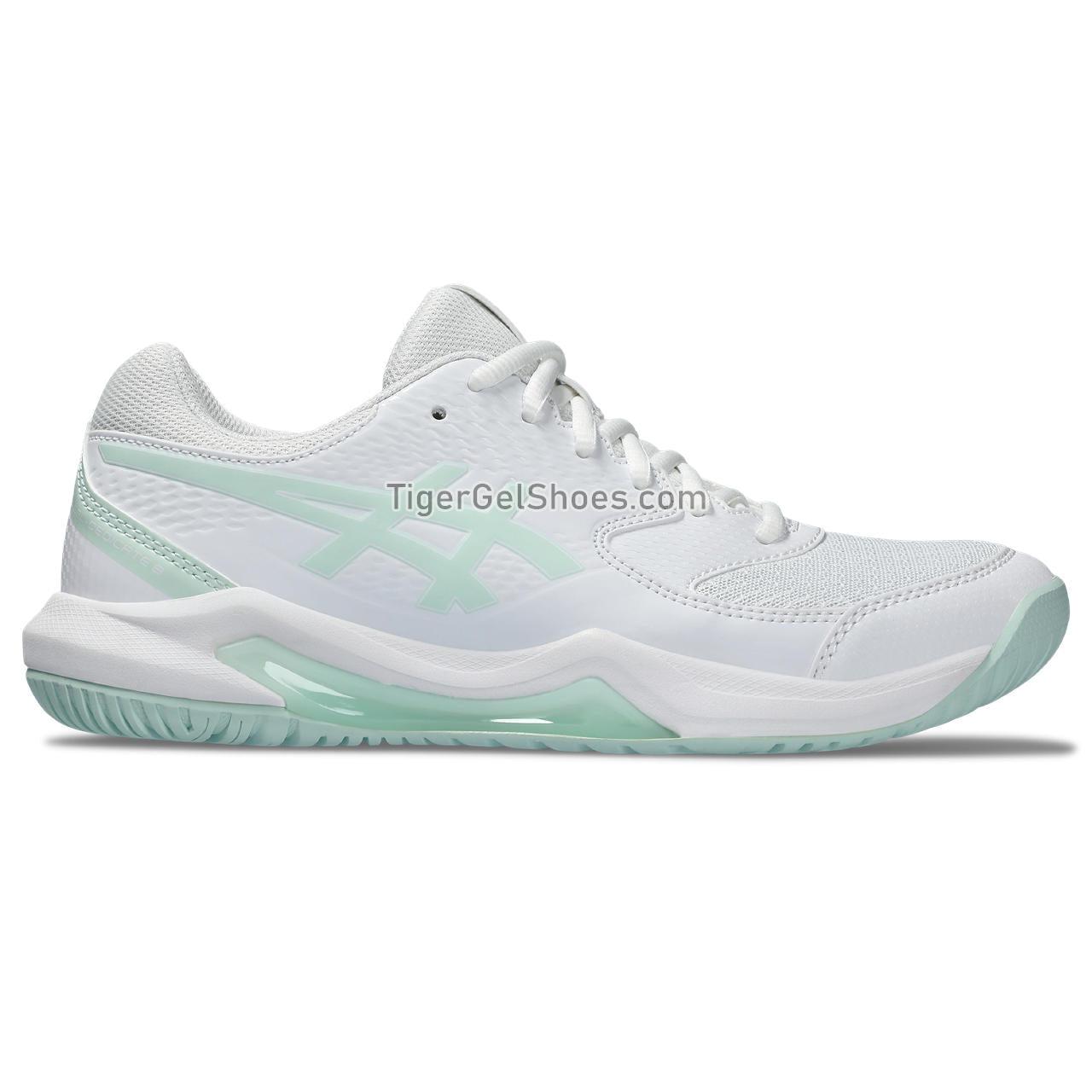 Asics Gel-dedicate 8 White/Pale Blue 1042A237-102 Womens Shoes