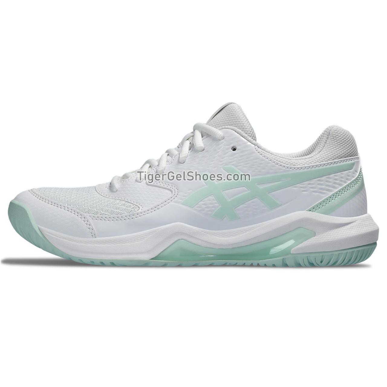 Asics Gel-dedicate 8 White/Pale Blue 1042A237-102 Womens Shoes