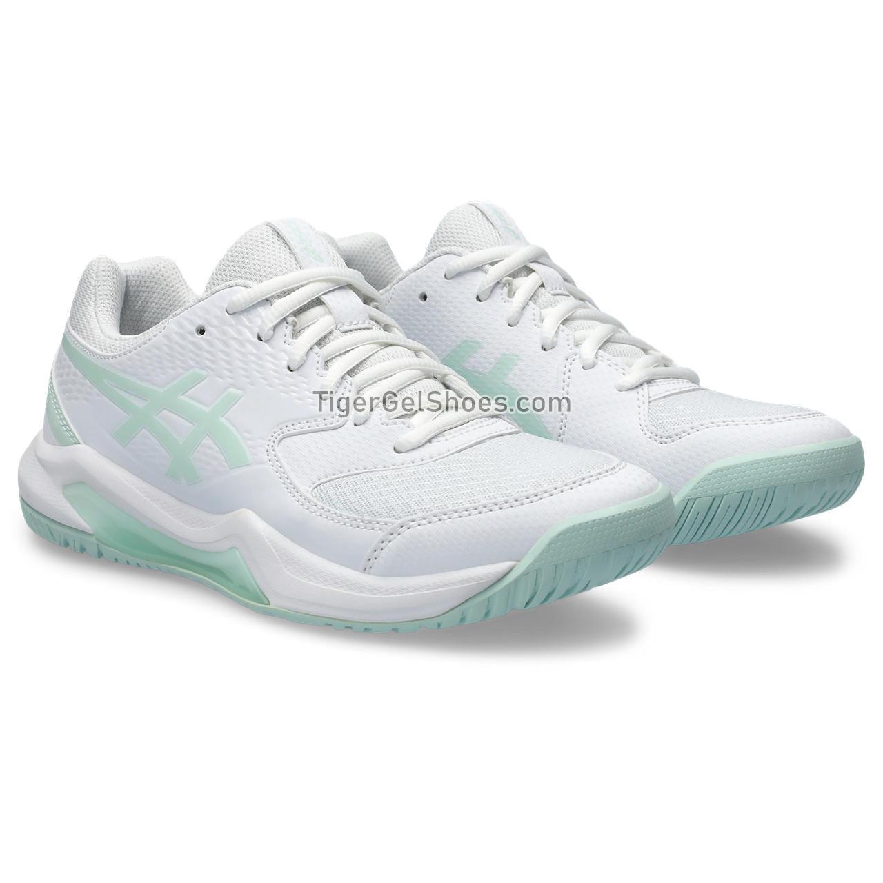 Asics Gel-dedicate 8 White/Pale Blue 1042A237-102 Womens Shoes